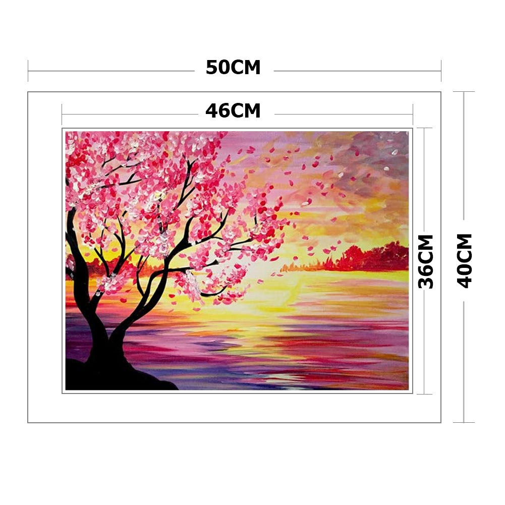 Tree Threads - 11CT Stamped Cross Stitch 40*50CM