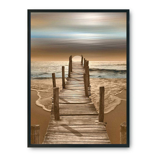 Seaside - 11CT Stamped Cross Stitch 36*46CM