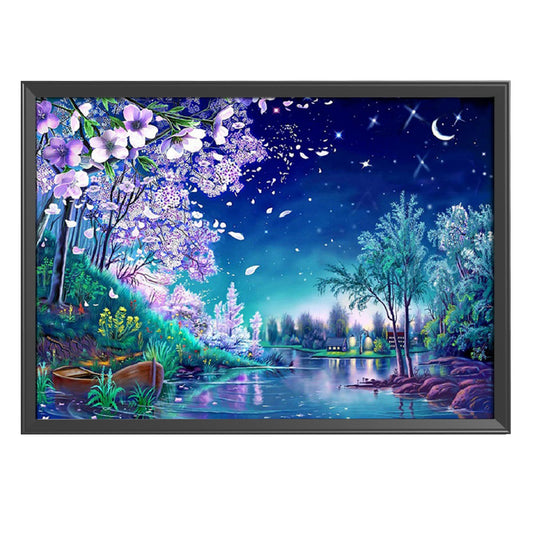 Landscape Sky - 11CT Stamped Cross Stitch 50*75CM