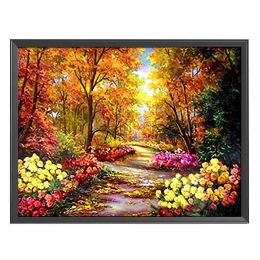 Landscape - 11CT Stamped Cross Stitch 40*50CM
