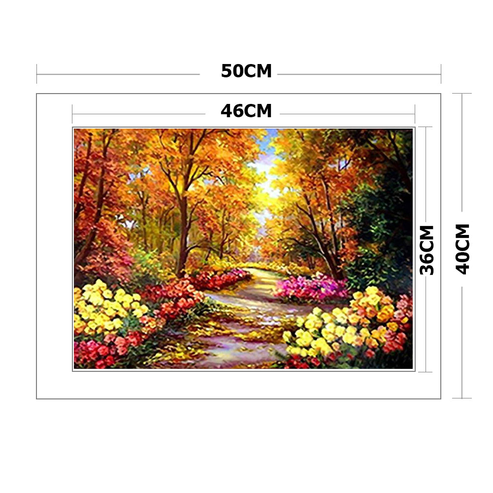 Landscape - 11CT Stamped Cross Stitch 40*50CM
