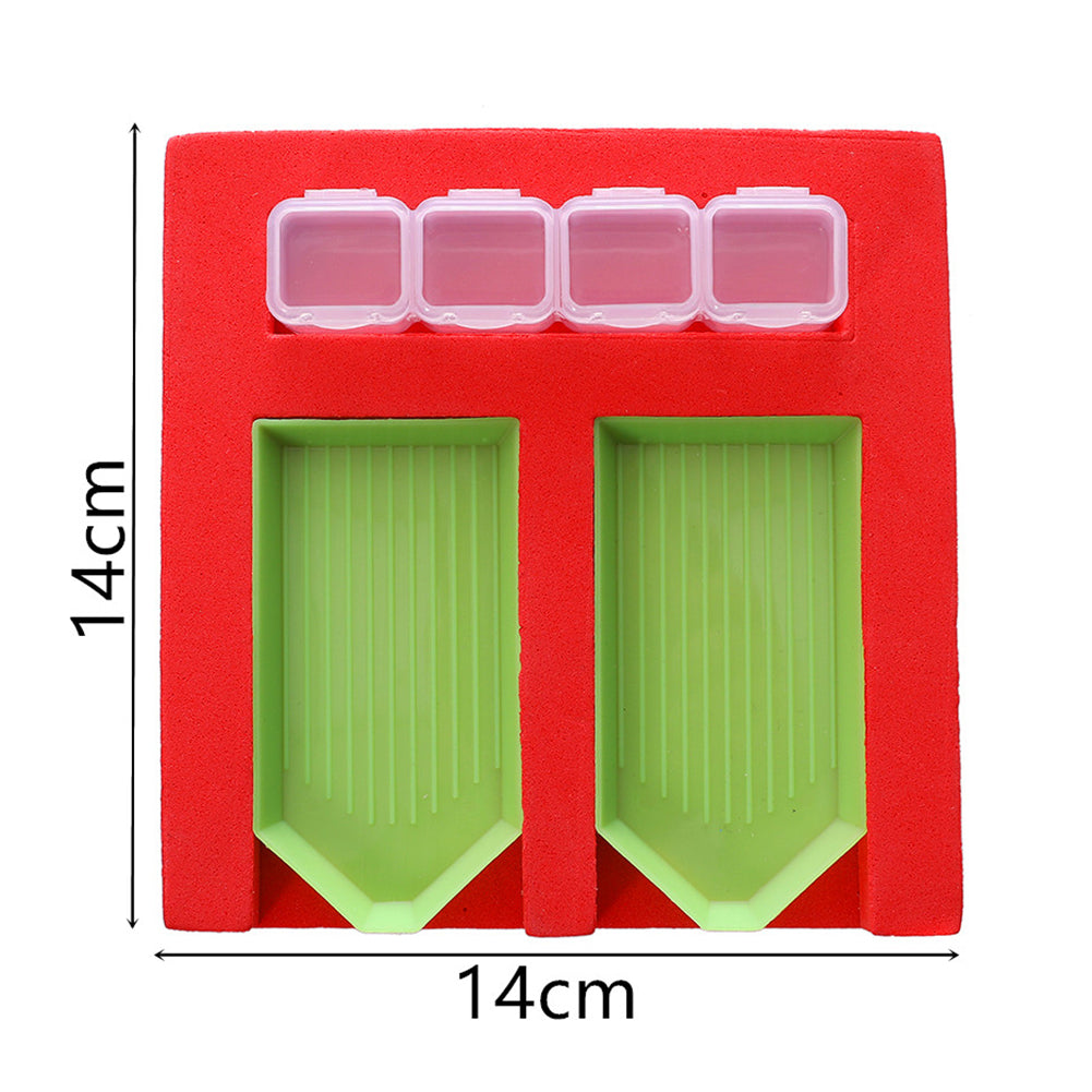 Multifunction Durable Diamond Painting Kit Storage Tray Rhinestone Box Set