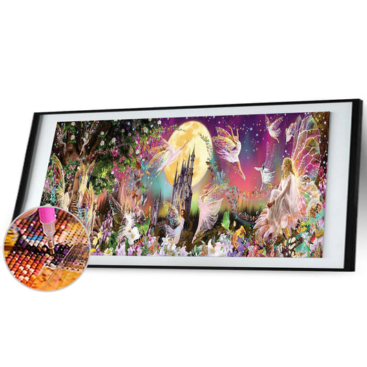 Fairy - Full Round Drill Diamond Painting 90*30CM