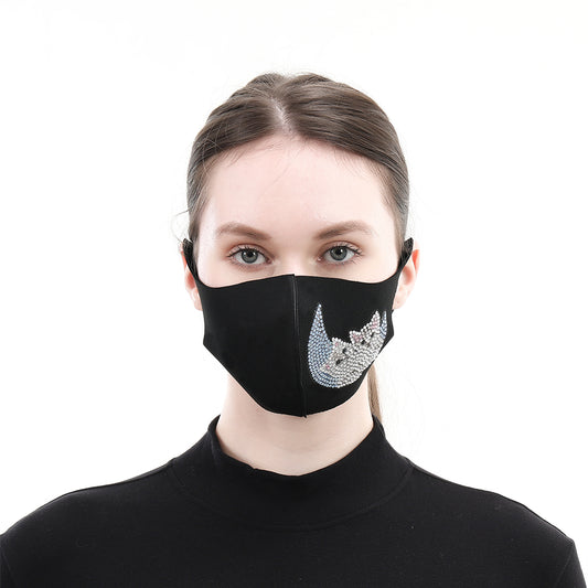 DIY Part Drill Diamond Painting Face Mask Kit Artwork Craft (AA462 Cat)