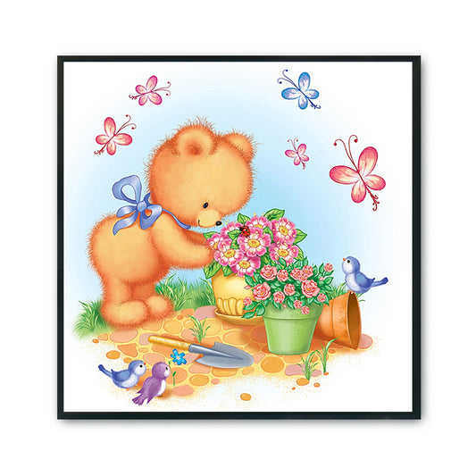 Bear - 11CT Stamped Cross Stitch 48*48CM