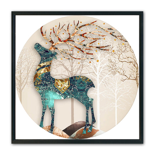 Deer - 11CT Stamped Cross Stitch 50*50CM