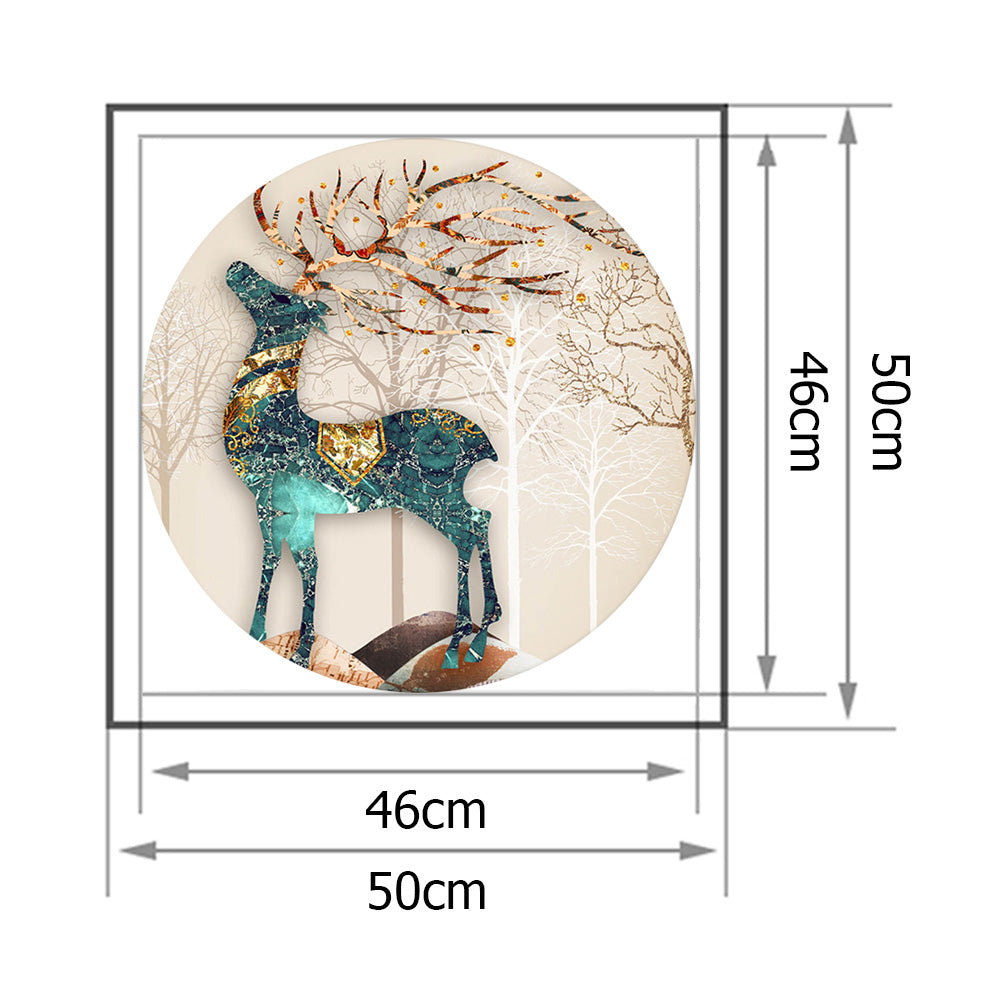 Deer - 11CT Stamped Cross Stitch 50*50CM