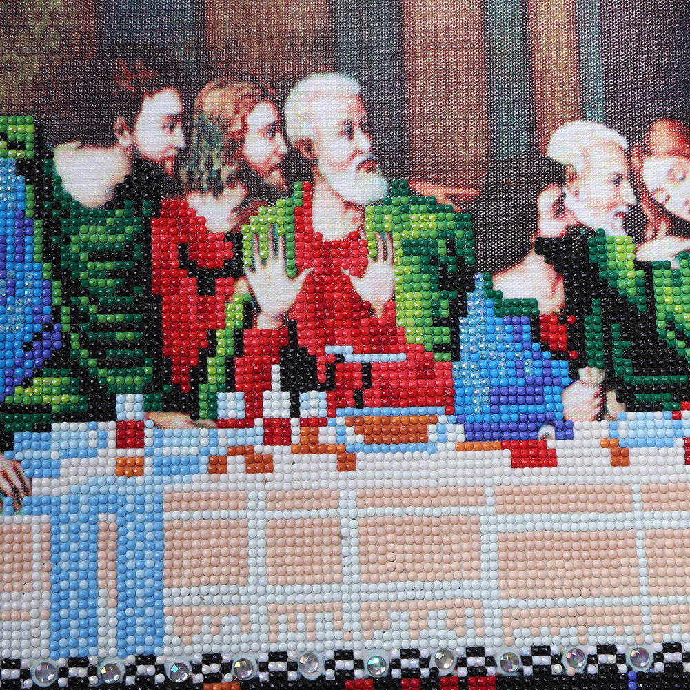 Last Supper - Special Shaped Drill Diamond Paintng 40*80CM