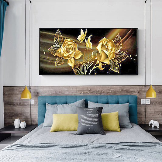 Rose - Full Round Drill Diamond Painting 80*40CM