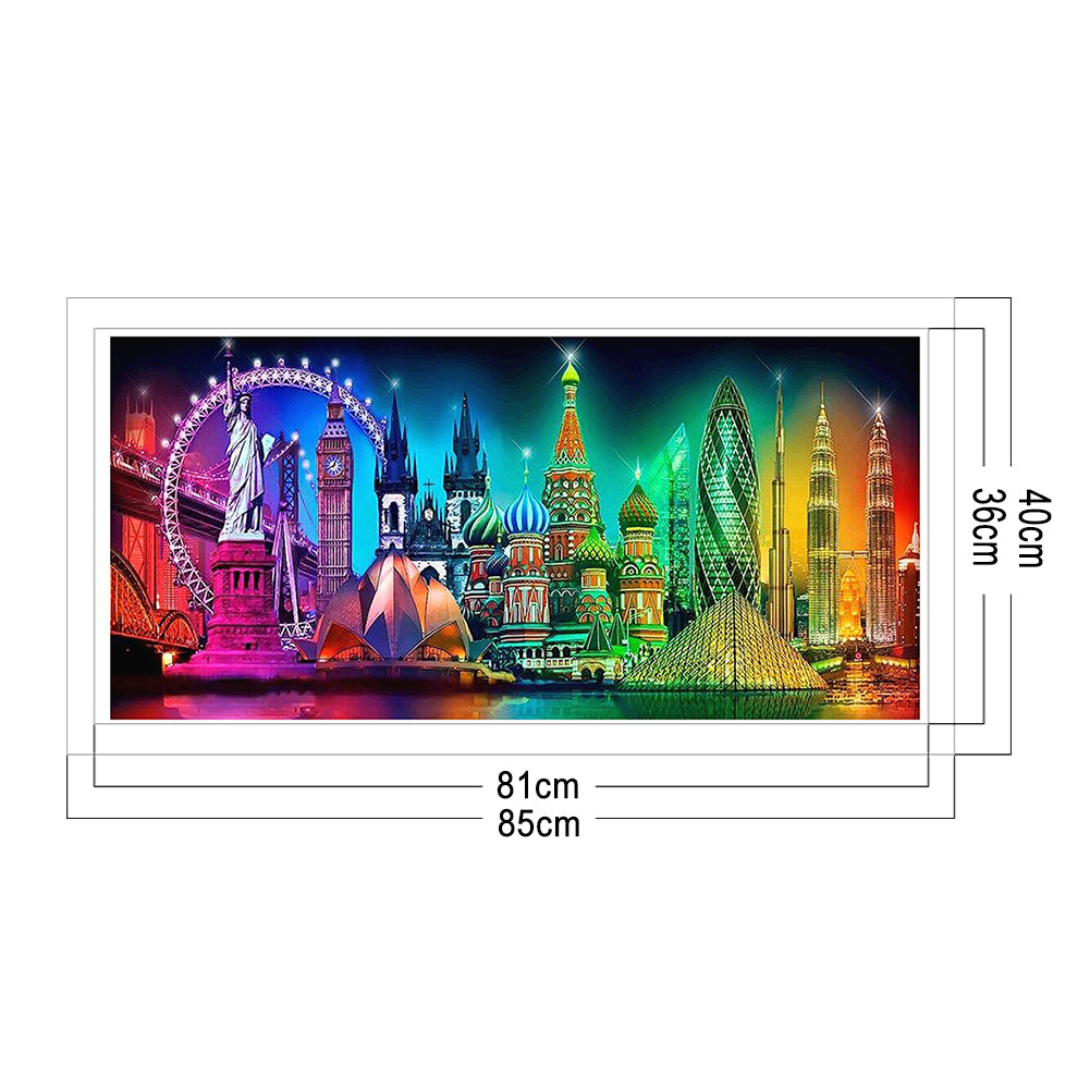 Scenery - 11CT Stamped Cross Stitch 40*85CM