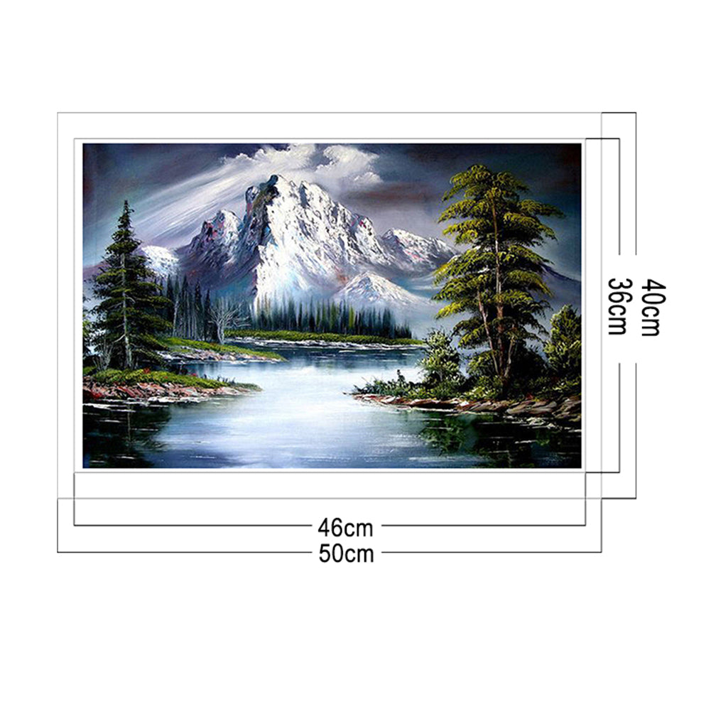 Scenery - 11CT Stamped Cross Stitch 50*40CM