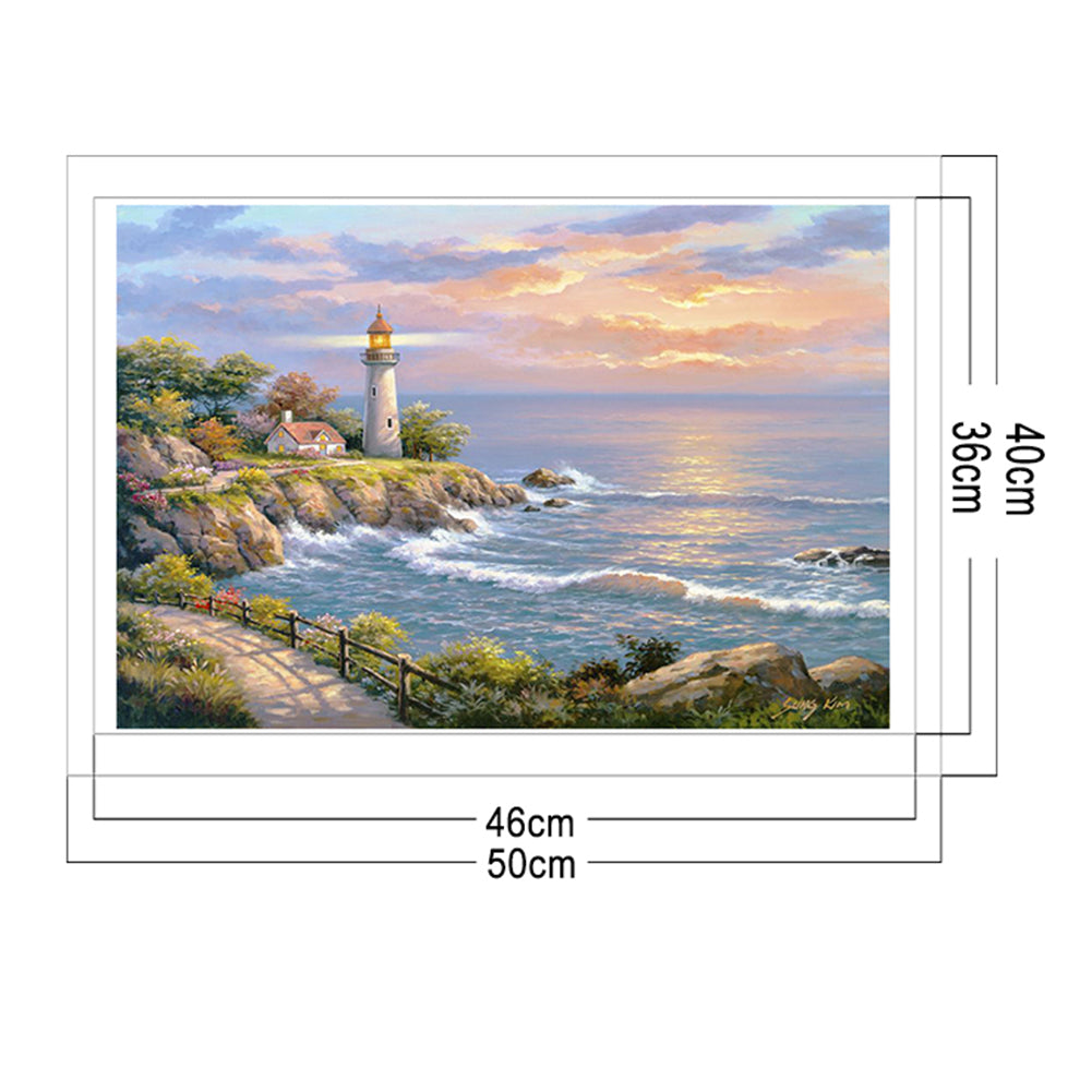 Scenery - 11CT Stamped Cross Stitch 50*40CM