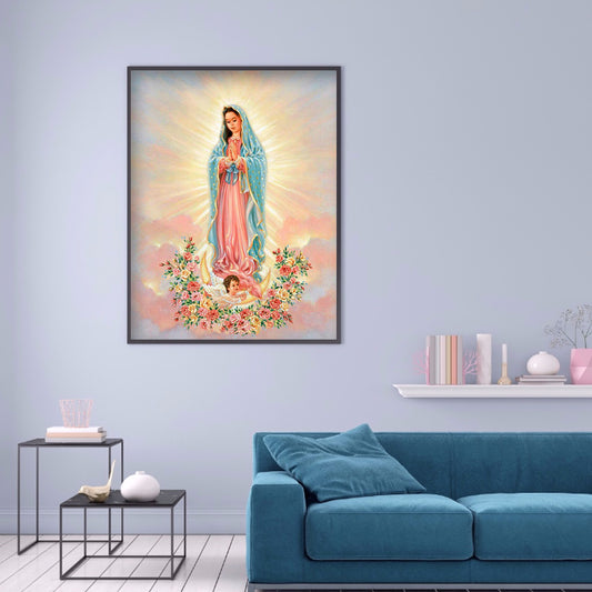 Saint Maria - Full Round Drill Diamond Painting 30*40CM