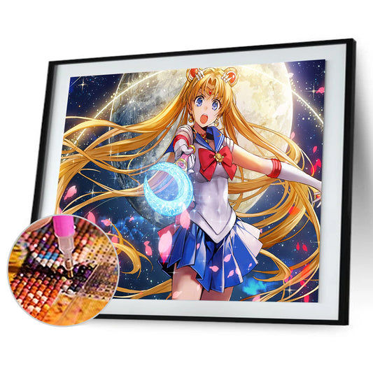 Beauty Soldier - Full Round Drill Diamond Painting 40*30CM