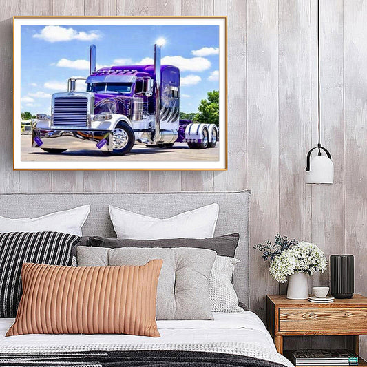 Vehicle Farm - Full Round Drill Diamond Painting 40*30CM