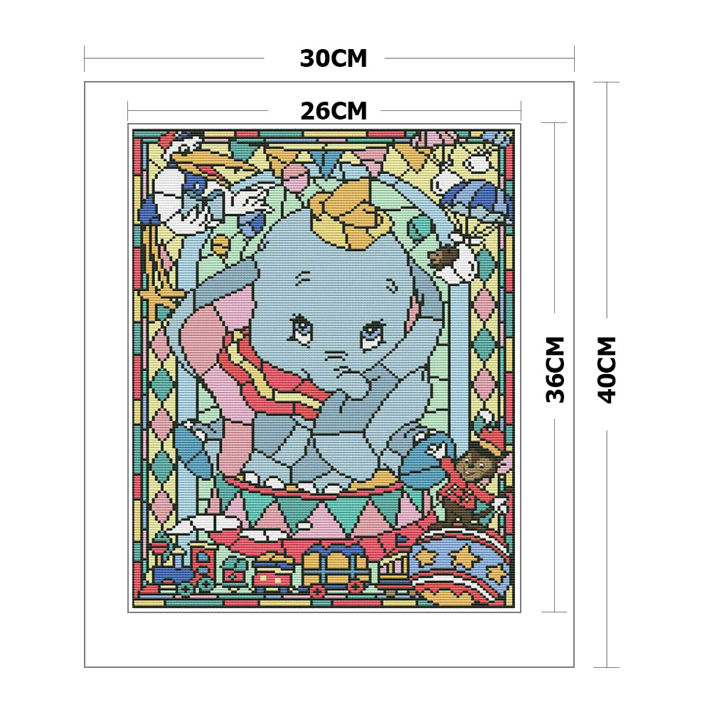 Anime - 11CT Stamped Cross Stitch 30*40CM