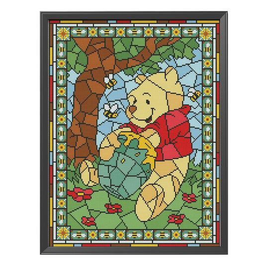 Anime - 11CT Stamped Cross Stitch 30*40CM