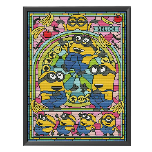 Anime - 11CT Stamped Cross Stitch 30*40CM