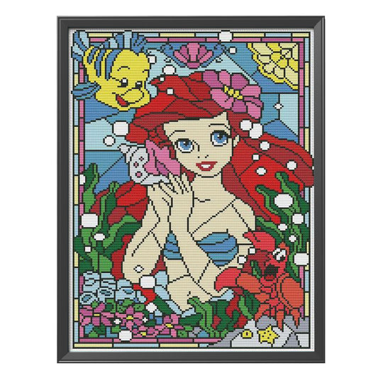 Anime - 11CT Stamped Cross Stitch 30*40CM