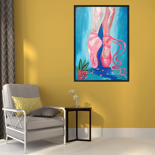 Ballet Dancing - Full Round Drill Diamond Painting 30*40CM