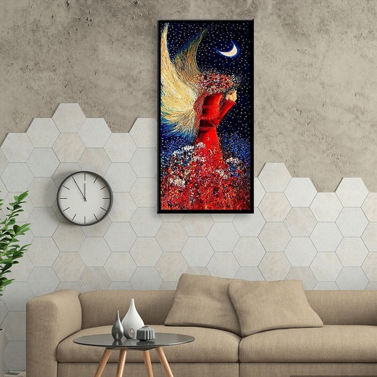 Abstract Angel - Full Round Drill Diamond Painting 30*60CM