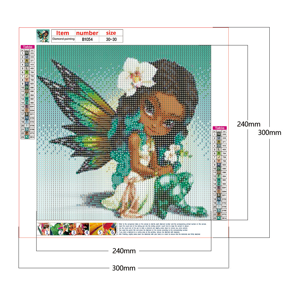 Doll - Full Round Drill Diamond Painting 30*30CM