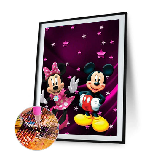 Cartoon Mouse - Full Round Drill Diamond Painting 30*40CM