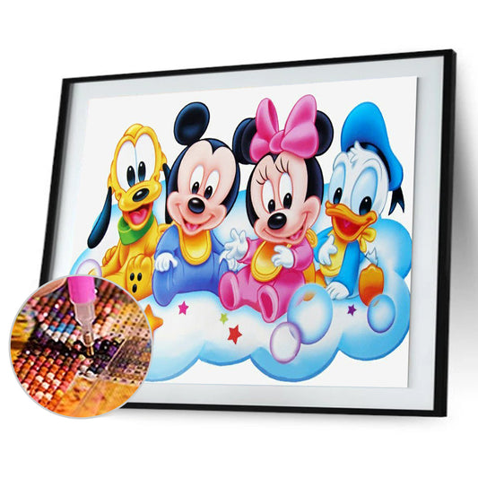 Mouse Duck - Full Round Drill Diamond Painting 40*30CM