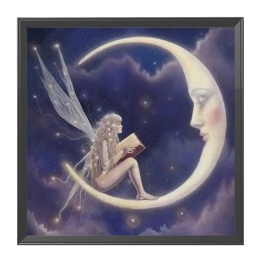 Butterfly Girl - 11CT Stamped Cross Stitch 30*30CM