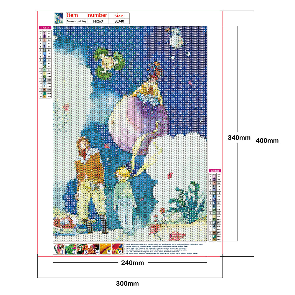 Cartoon Prince - Full Round Drill Diamond Painting 30*40CM