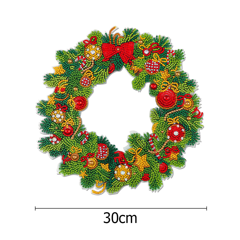 5D DIY Diamond Painting Wreath Animal Flower Picture Kit Garland Art Craft