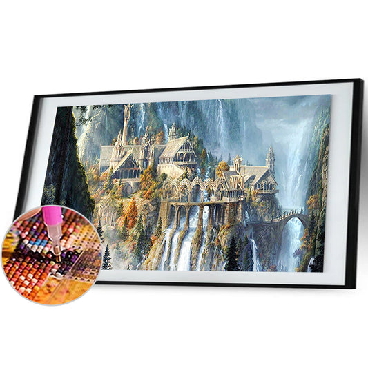 Mountain Attic - Full Square Drill Diamond Painting 80*40CM