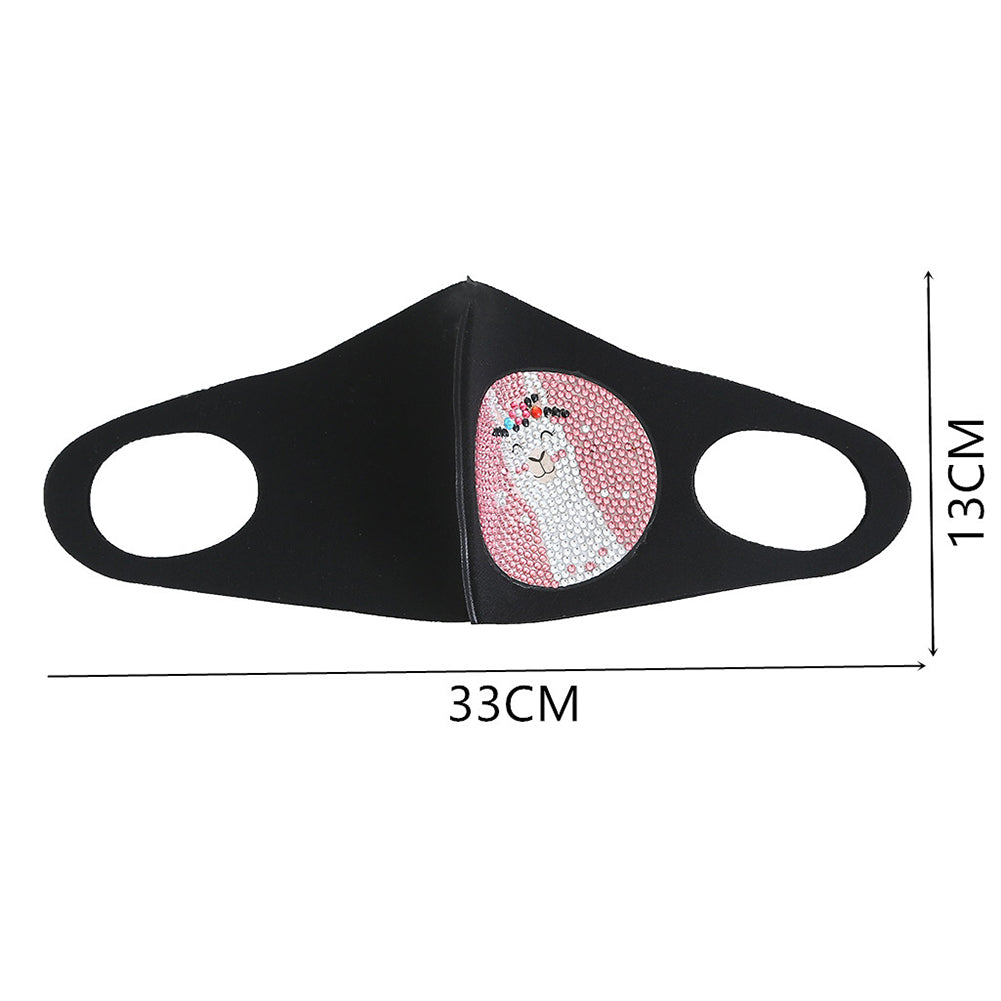 DIY Diamond Painting Face Mask Kit Craft Dustproof Decorative Face Cover