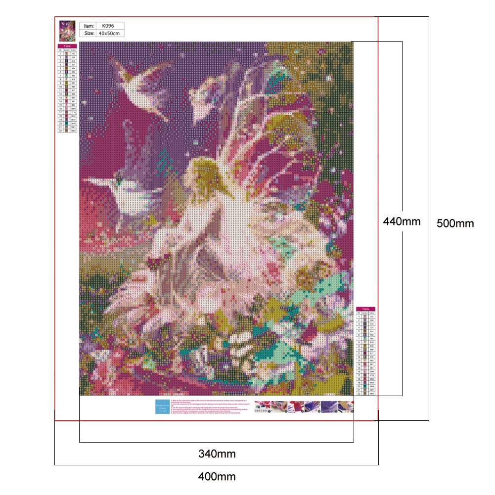 Angel - Full Round Drill Diamond Painting 40*50CM