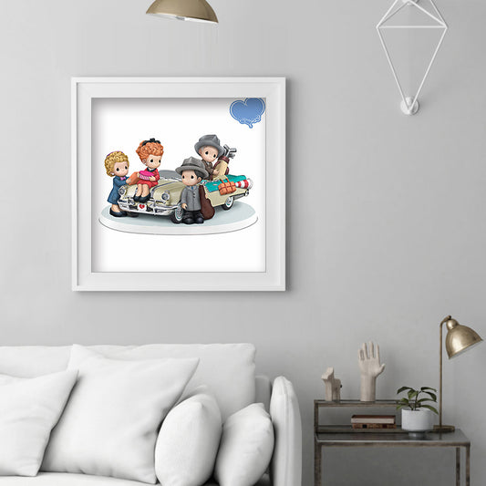 Cartoon villain - Full Round Drill Diamond Painting 40*40CM