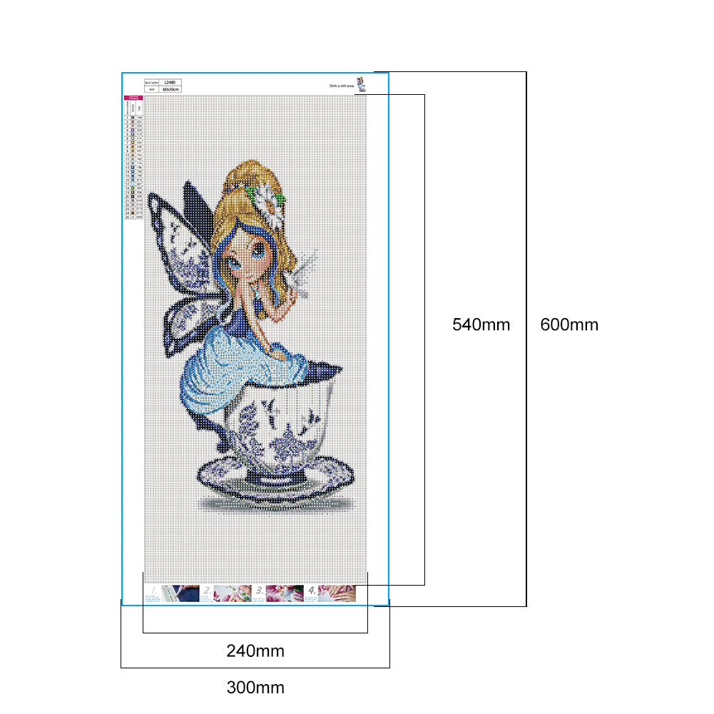 Doll - Full Round Drill Diamond Painting 30*60CM