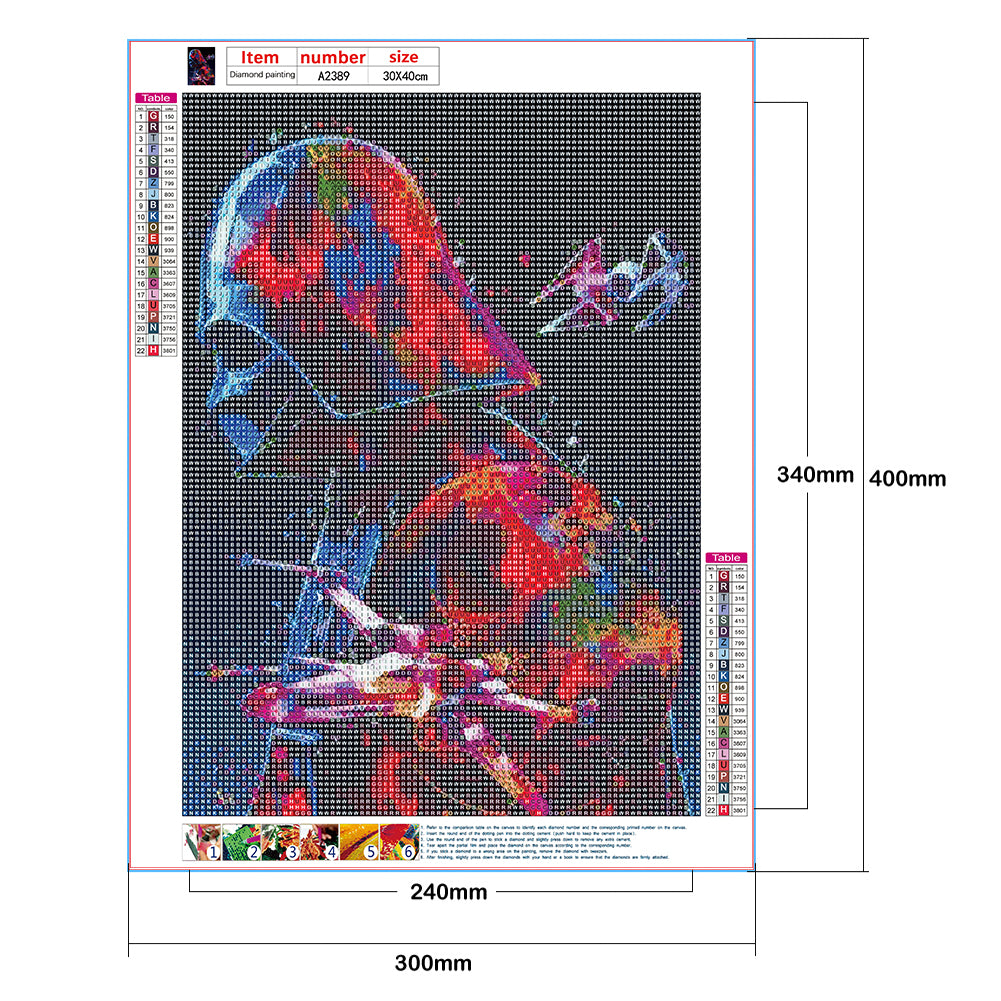 Alien - Full Round Drill Diamond Painting 30*40CM