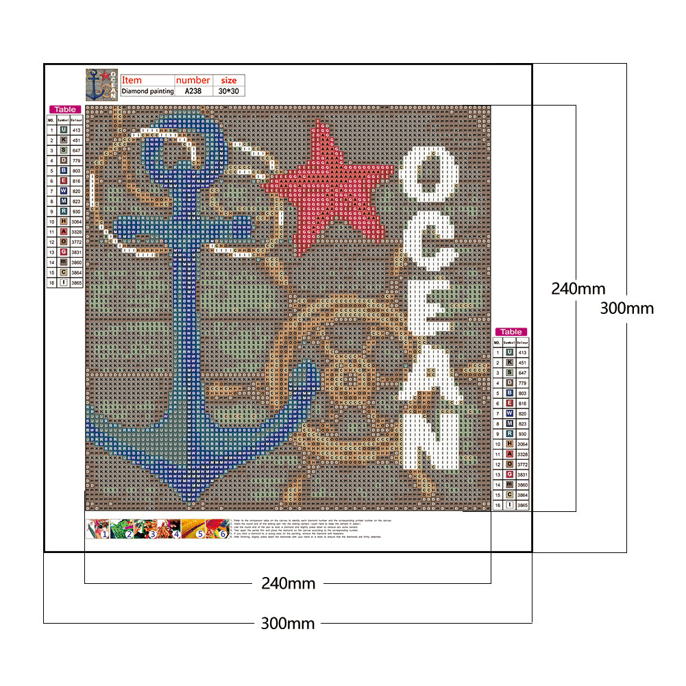 Ocean Breeze - Full Round Drill Diamond Painting 30*30CM