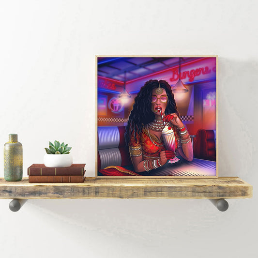 Character Series - Full Round Drill Diamond Painting 30*30CM