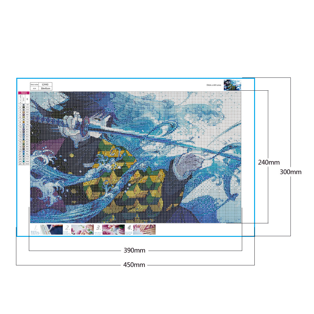 Anime - Full Round Drill Diamond Painting 45*30CM