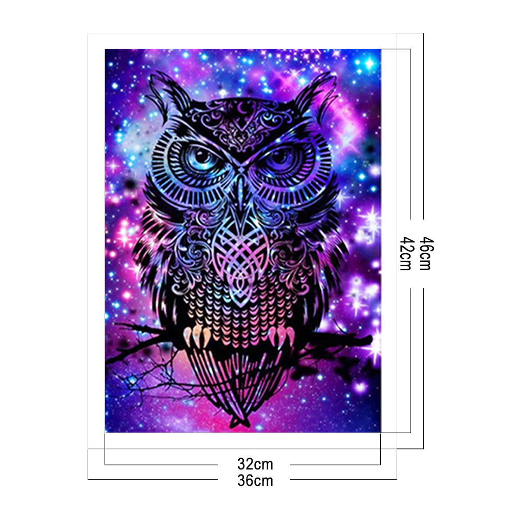 Owl - 11CT Stamped Cross Stitch 36*46CM