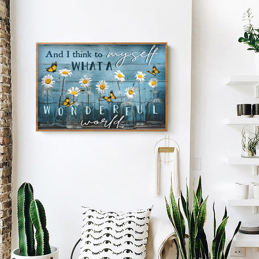 Flower - Full Round Drill Diamond Painting 50*40CM