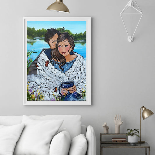 Fat Woman - Full Round Drill Diamond Painting 30*40CM