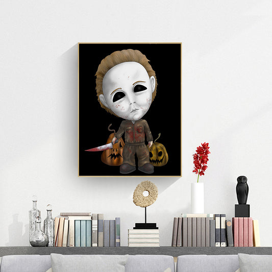 Horror Doll - Full Round Drill Diamond Painting 30*40CM