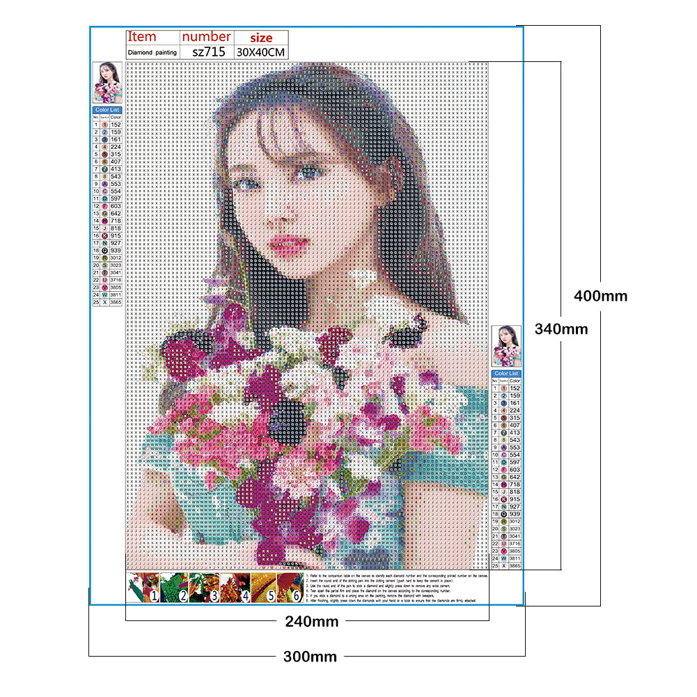 Twice Group - Full Round Drill Diamond Painting 30*40CM