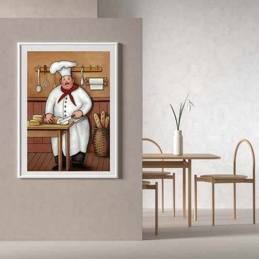 Chef - Full Round Drill Diamond Painting 30*40CM