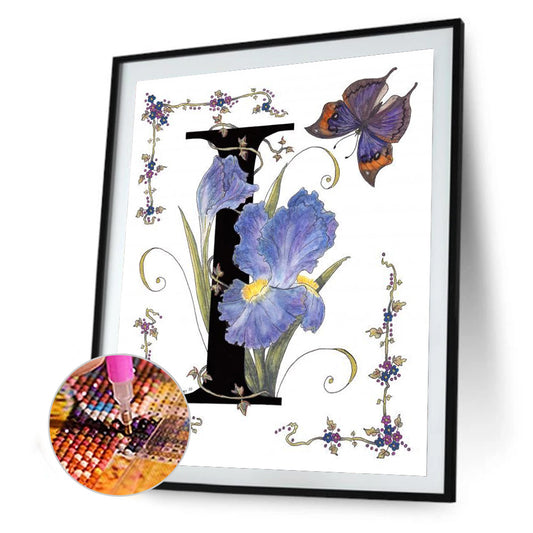 Flower - Full Round Drill Diamond Painting 30*40CM