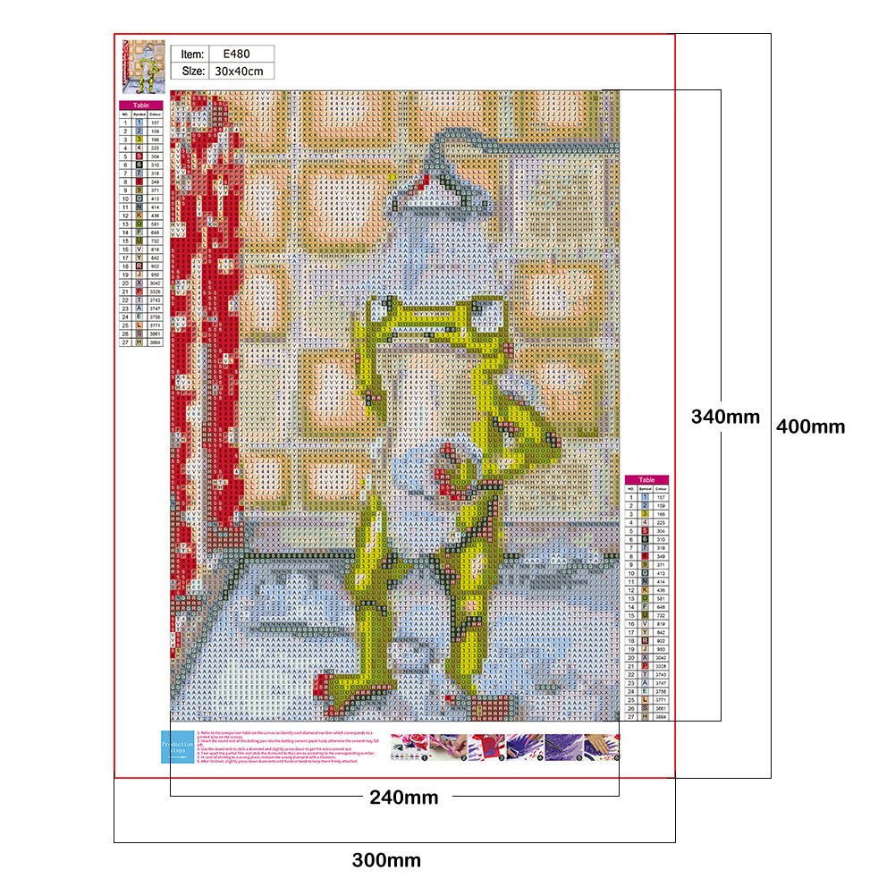 Toad - Full Round Drill Diamond Painting 30*40CM