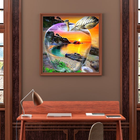 Crystal Apple - Full Round Drill Diamond Painting 30*30CM