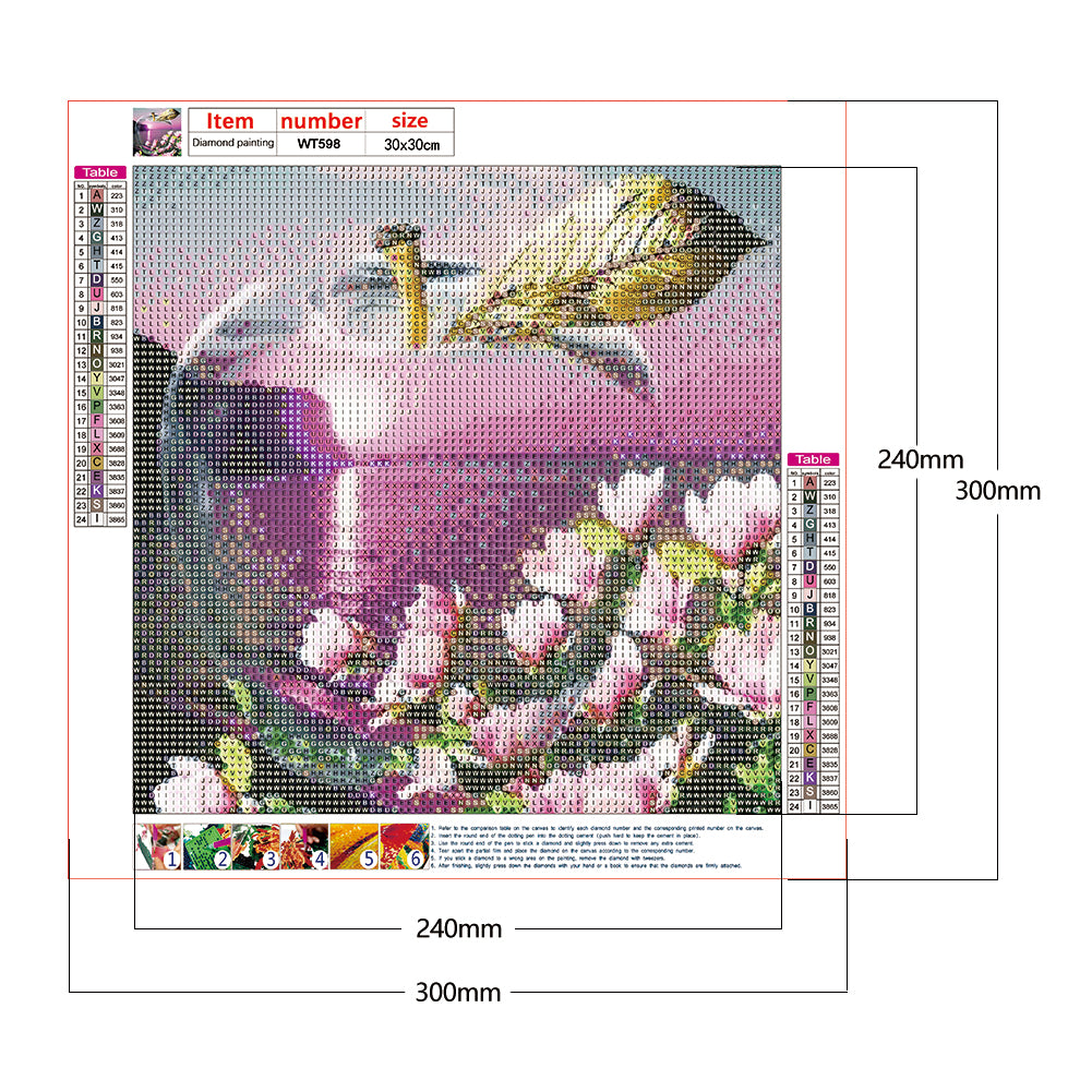 Crystal Apple - Full Round Drill Diamond Painting 30*30CM